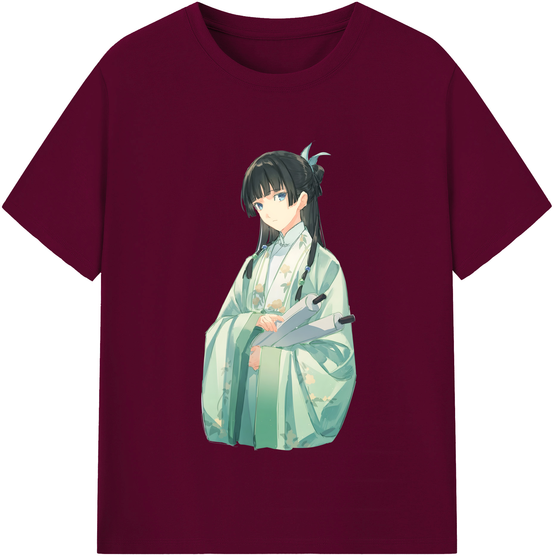 （画像用） 薬屋のひとりごと The Apothecary Diaries レディースカジュアルプリントTシャツ（綿100％）